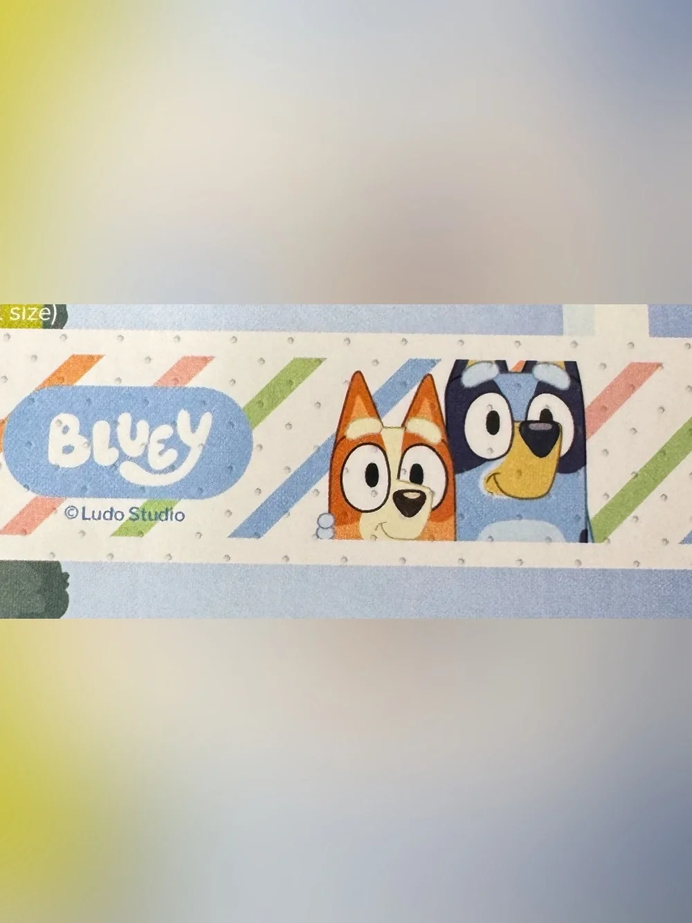 Bluey Kids Adhesive Bandages - Blue & Orange Fun Designs, 14 Count